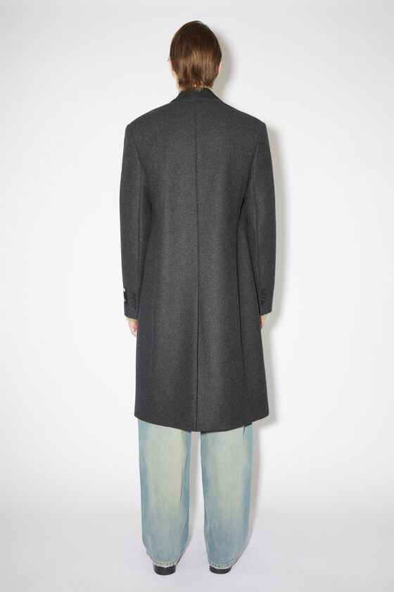 (image for) Energy-Efficient Single-breasted wool blend coat